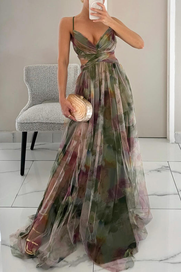 Women's Spaghetti Strap Maxi Dress