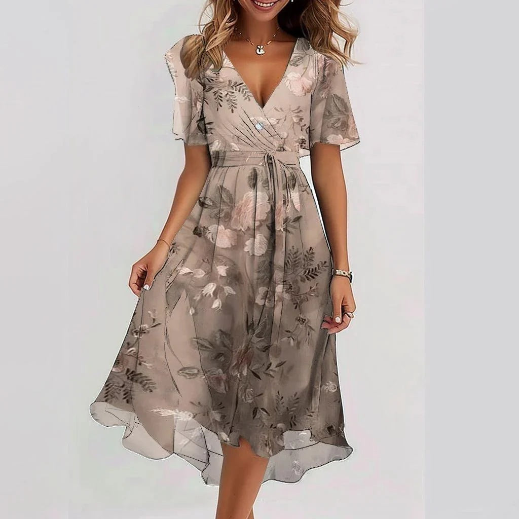 Women's Flowy Summer Midi Dress