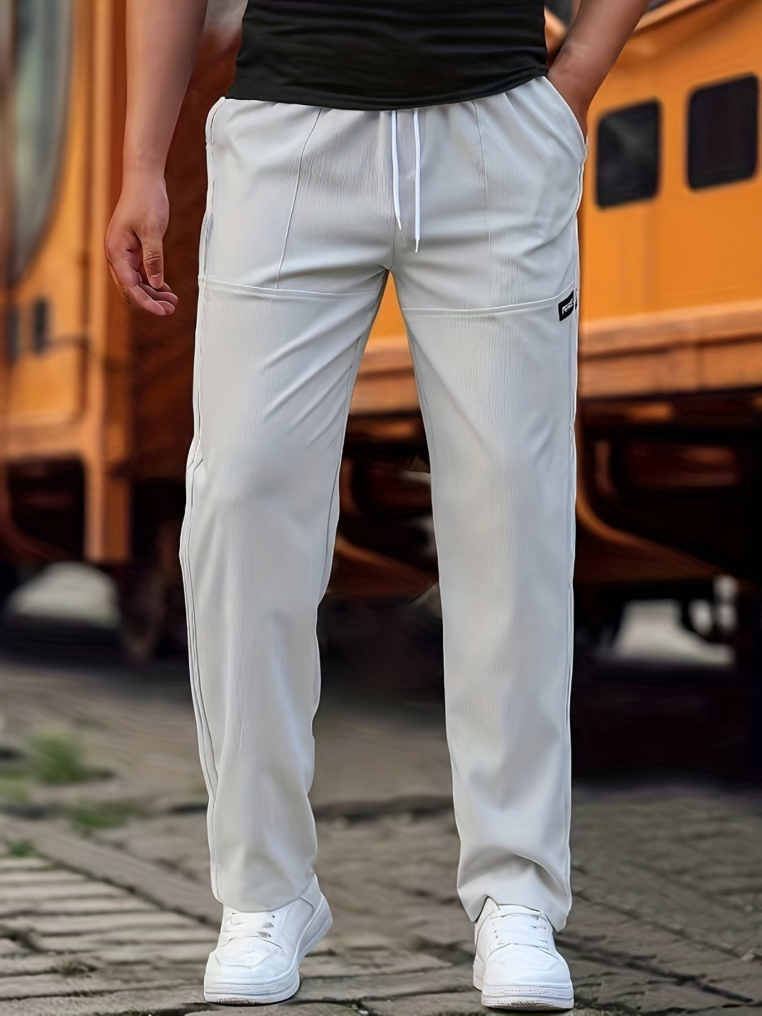 Elegant casual trousers for men