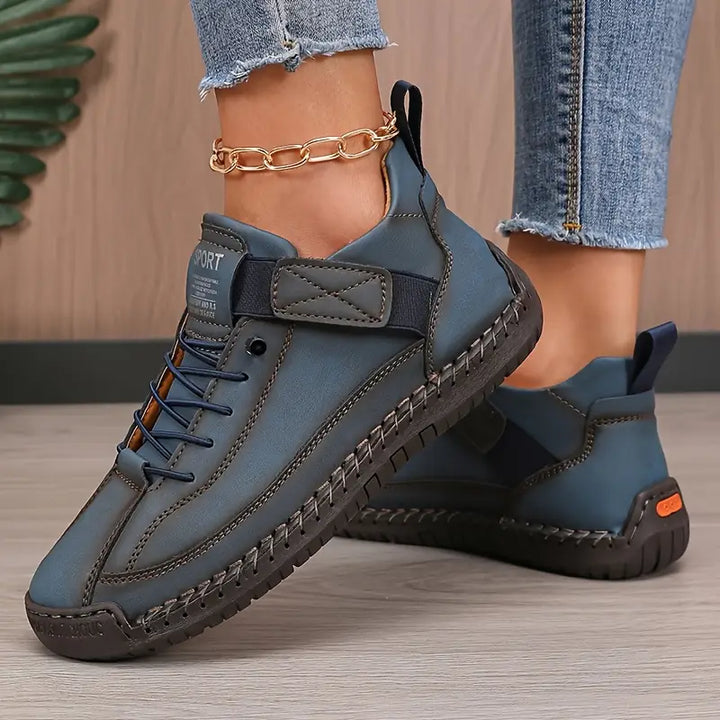Women's Orthopedic Lace Up Sneakers Cushioned Wide Fit