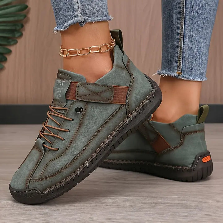 Women's Orthopedic Lace Up Sneakers Cushioned Wide Fit