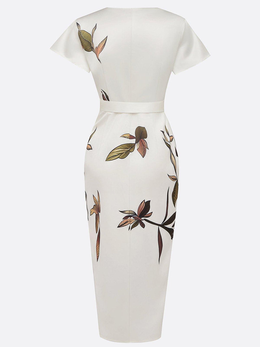 Women's Elegant Wrap Midi Dress