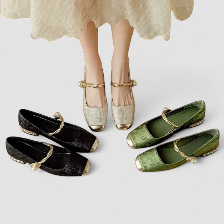 Women's Block Heel Mary Jane Shoes