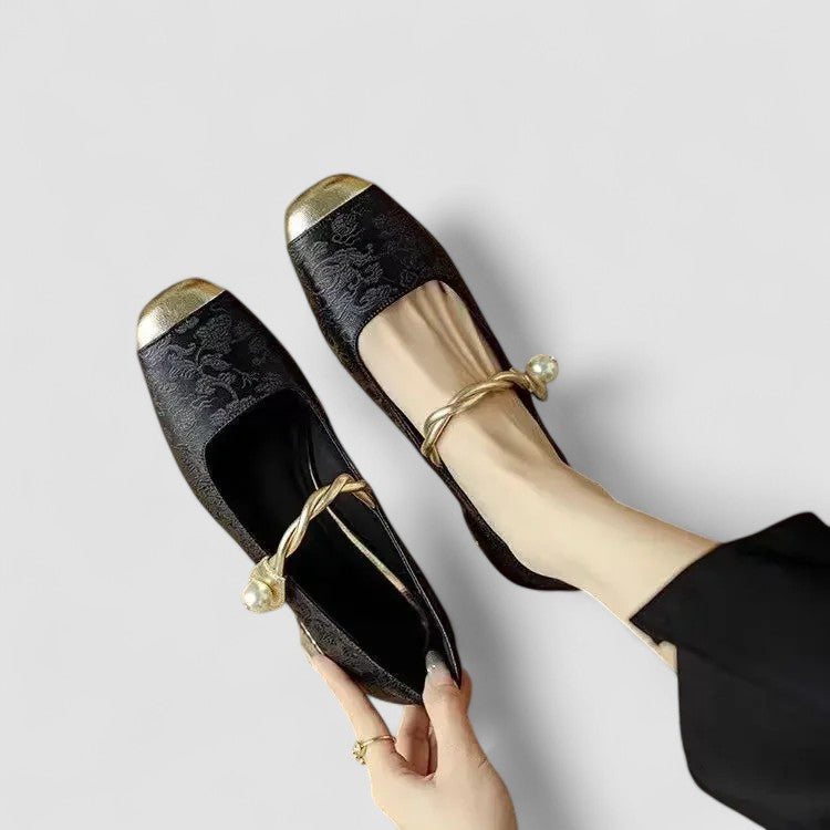 Women's Block Heel Mary Jane Shoes
