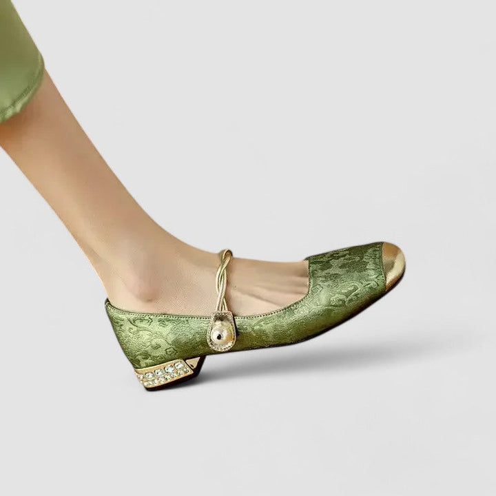 Women's Block Heel Mary Jane Shoes