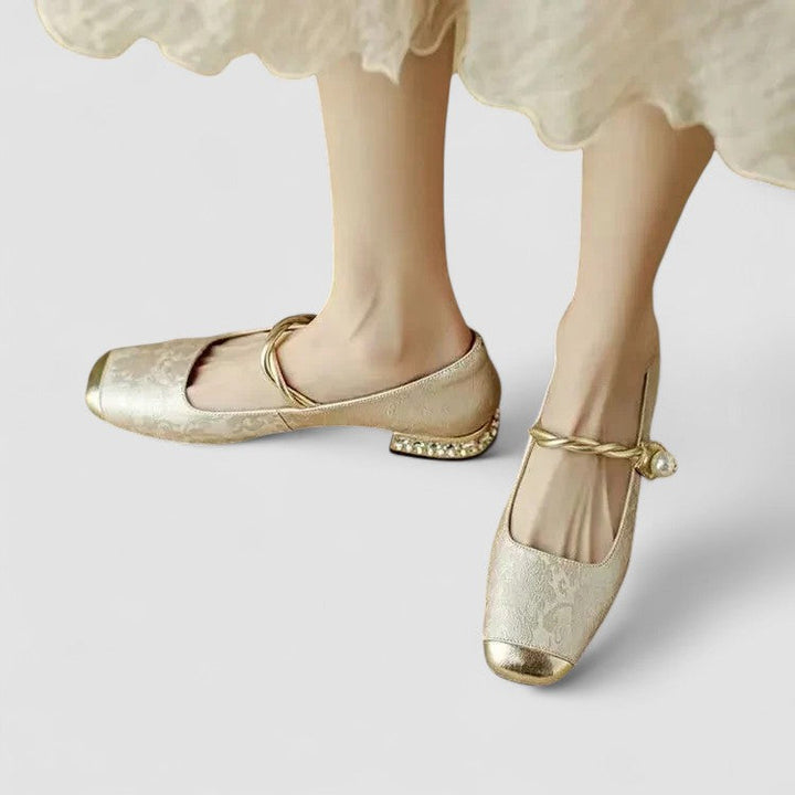 Women's Block Heel Mary Jane Shoes