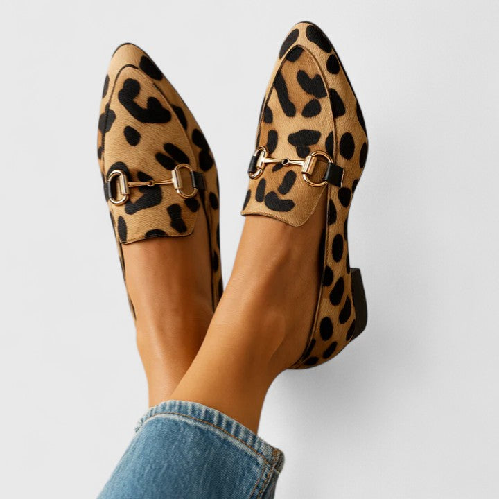 Women's Animal Print Loafers