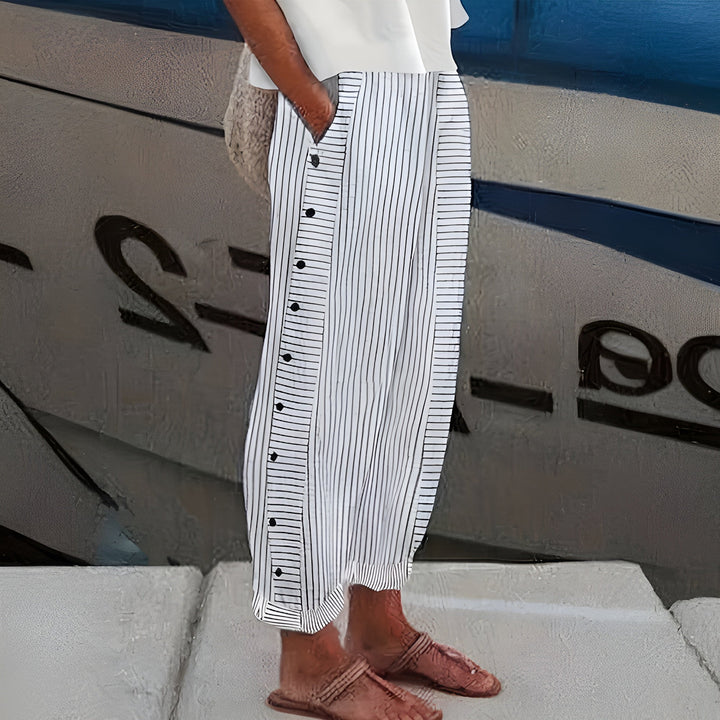 Women's Straight Leg Trousers with Pockets