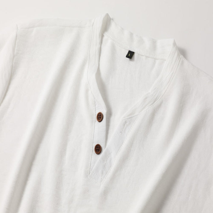 Classic V-neck shirt for men