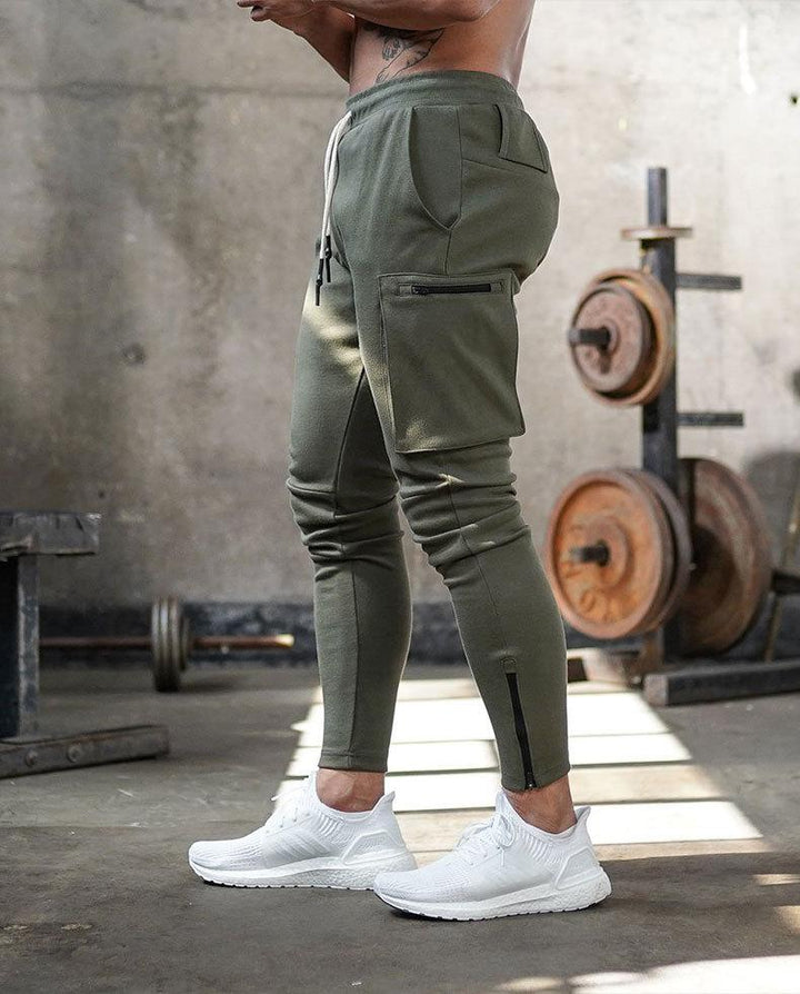 Athletic jogger trousers for men