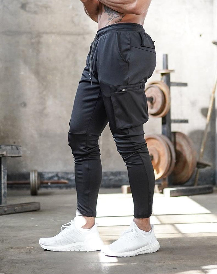 Athletic jogger trousers for men