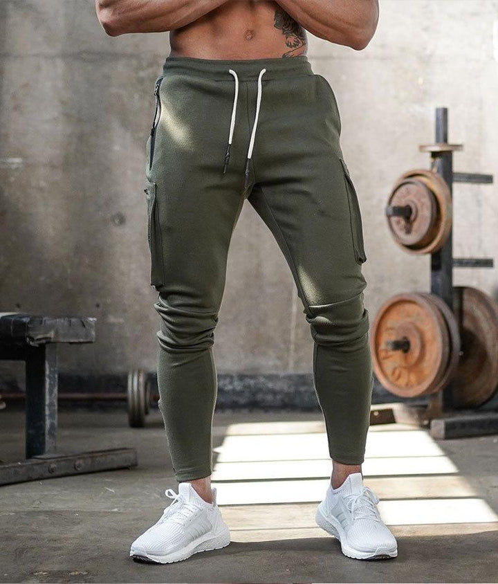 Athletic jogger trousers for men