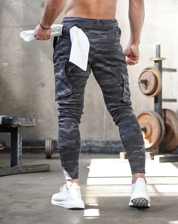 Athletic jogger trousers for men