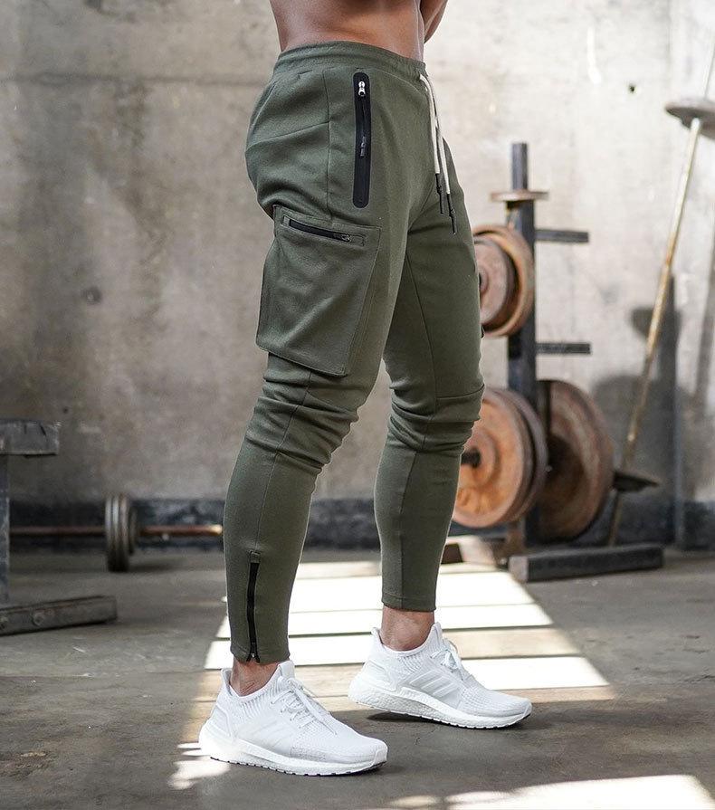 Athletic jogger trousers for men