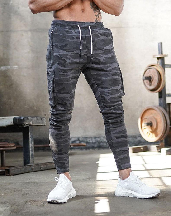 Athletic jogger trousers for men