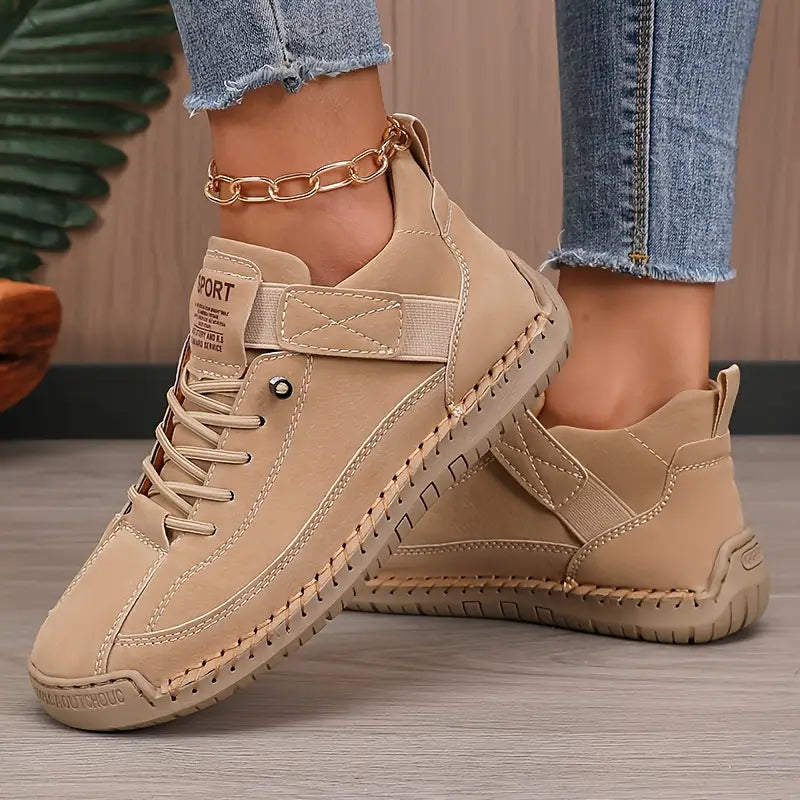 Women's Orthopedic Lace Up Sneakers Cushioned Wide Fit