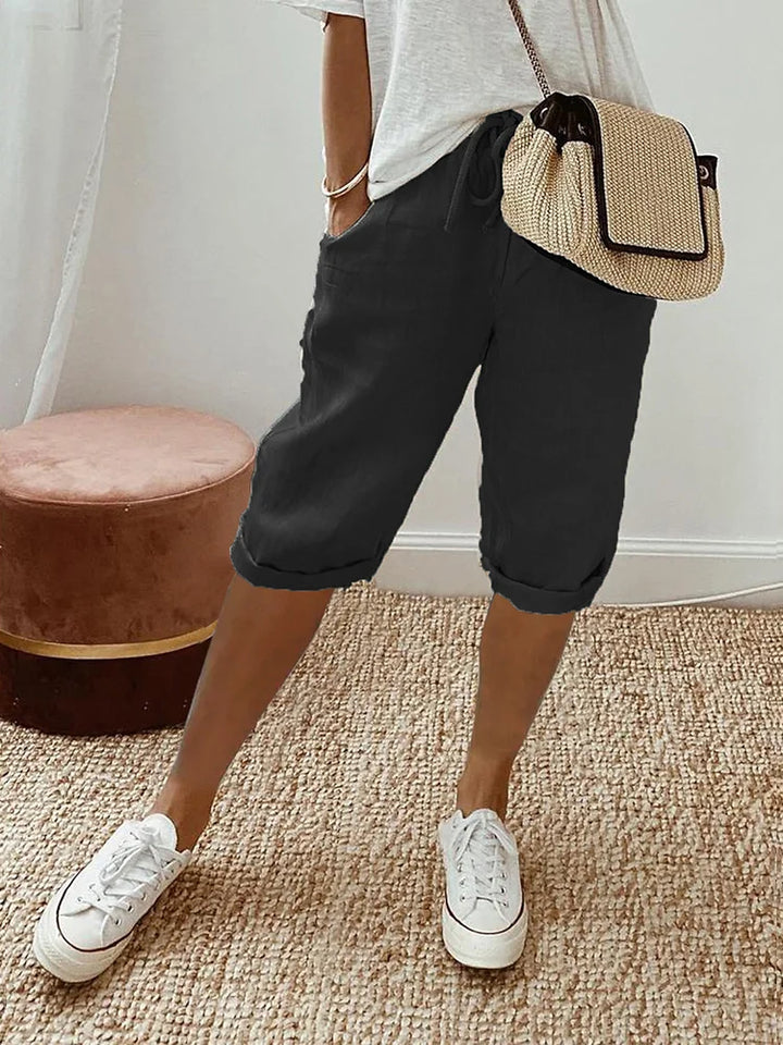 Women's Cotton Capri Trousers