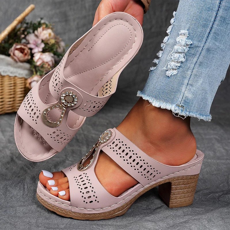 Women's Embellished Orthopedic Sandals