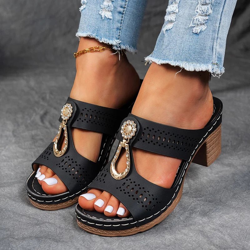 Women's Embellished Orthopedic Sandals