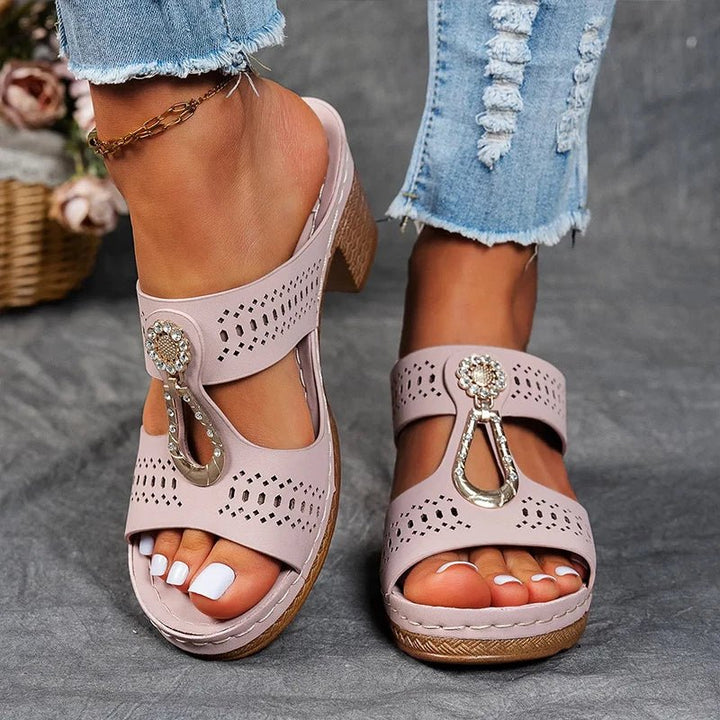 Women's Embellished Orthopedic Sandals