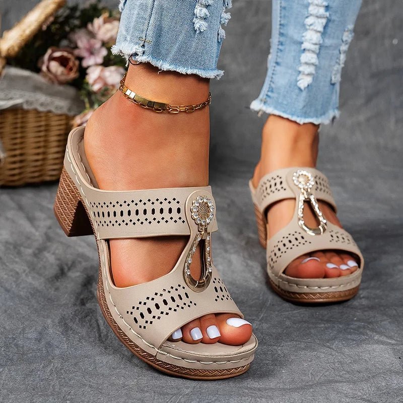 Women's Embellished Orthopedic Sandals