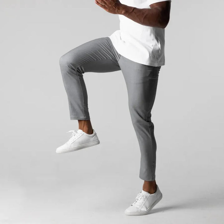 Modern slim-fit chino trousers for men