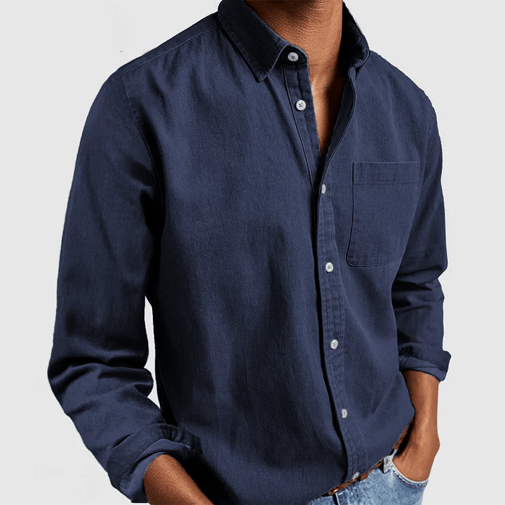 Classic long-sleeve shirt for men