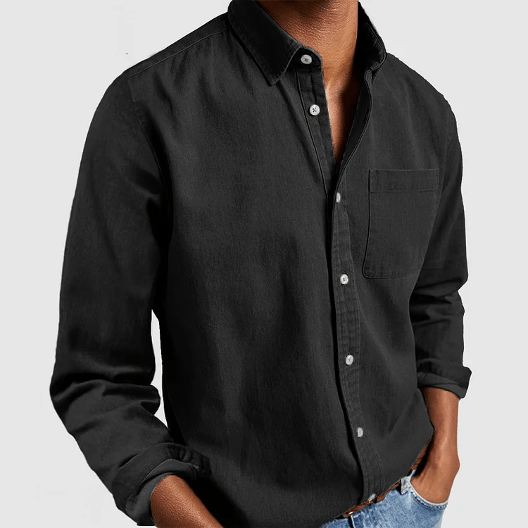 Classic long-sleeve shirt for men