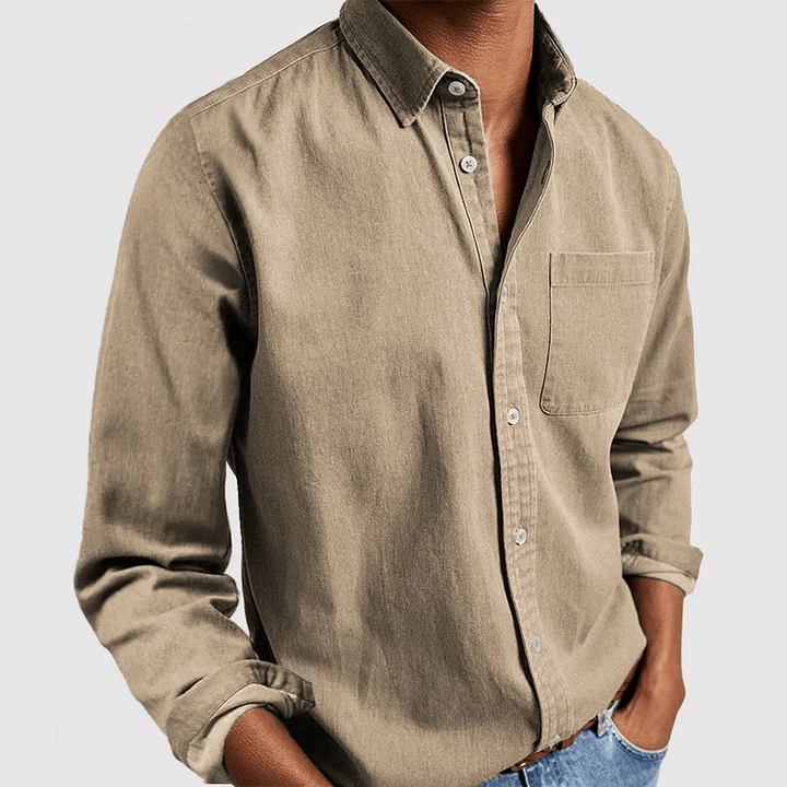 Classic long-sleeve shirt for men