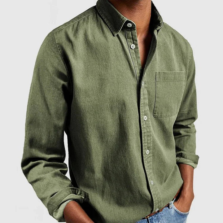 Classic long-sleeve shirt for men