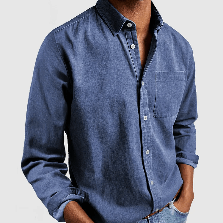 Classic long-sleeve shirt for men