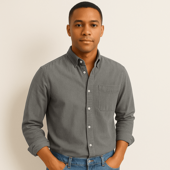 Classic long-sleeve shirt for men