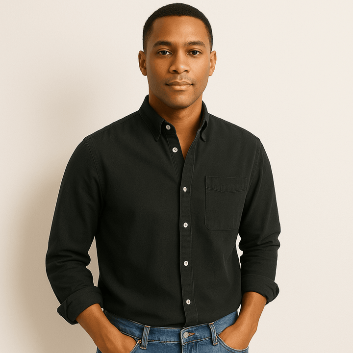 Classic long-sleeve shirt for men