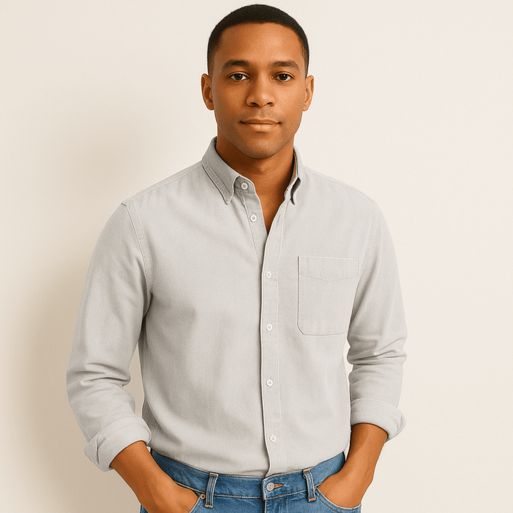 Classic long-sleeve shirt for men