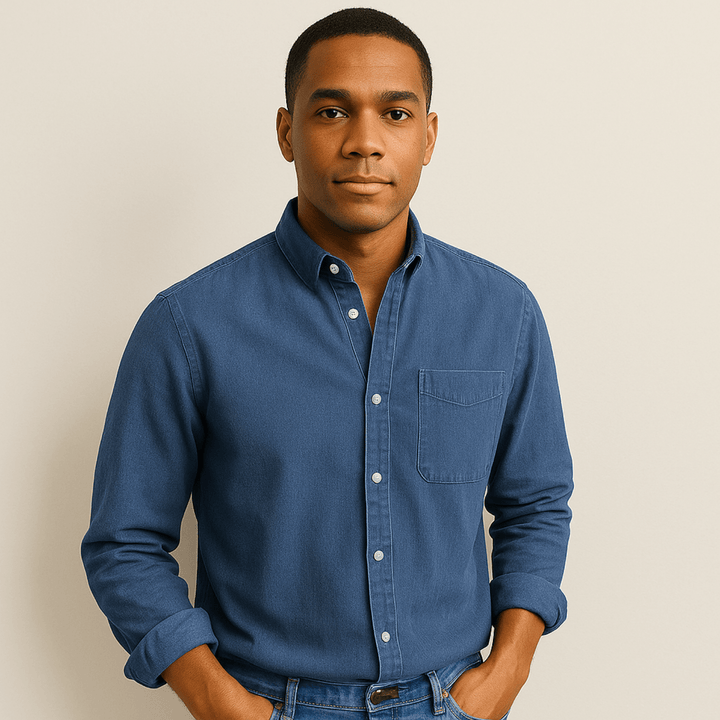 Classic long-sleeve shirt for men