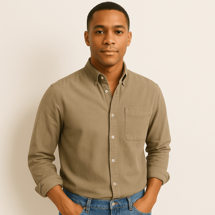 Classic long-sleeve shirt for men