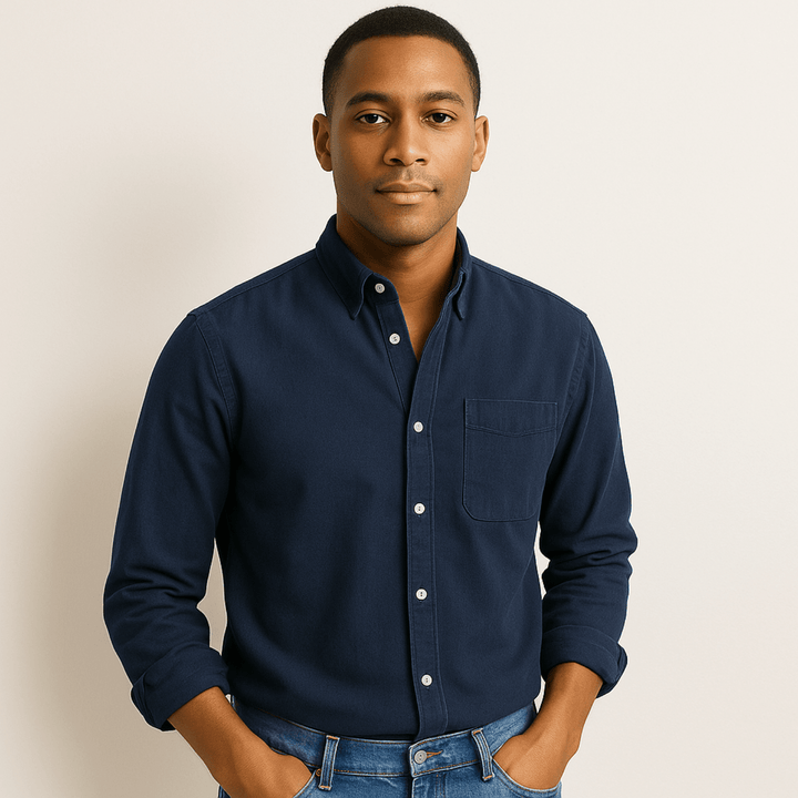 Classic long-sleeve shirt for men