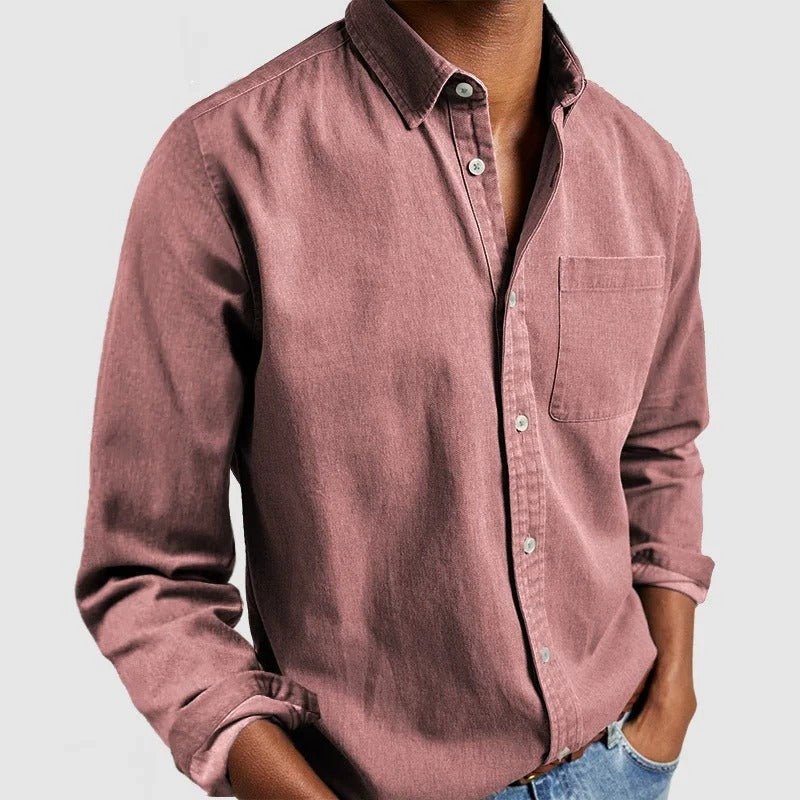 Classic long-sleeve shirt for men