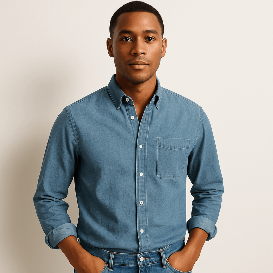 Classic long-sleeve shirt for men