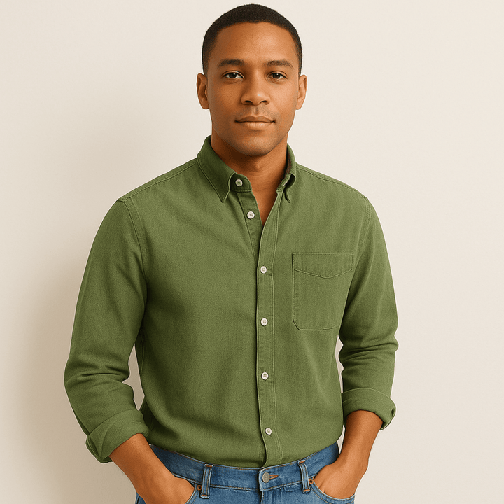 Classic long-sleeve shirt for men