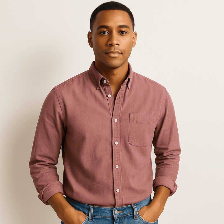 Classic long-sleeve shirt for men