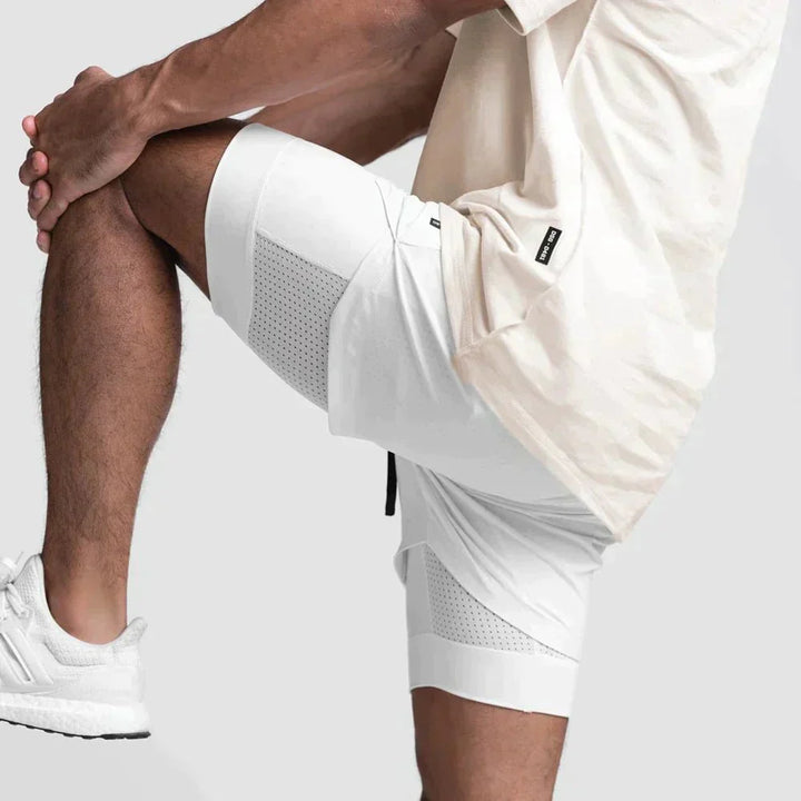 Lightweight athletic training shorts for men