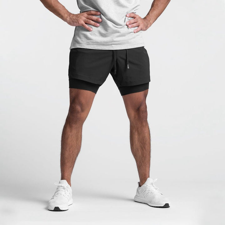 Lightweight athletic training shorts for men