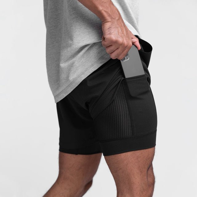 Lightweight athletic training shorts for men
