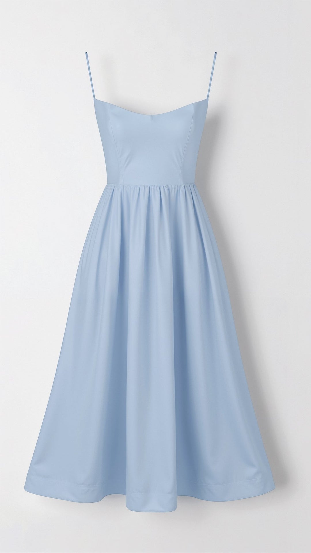 Elegant flowy midi dress for women