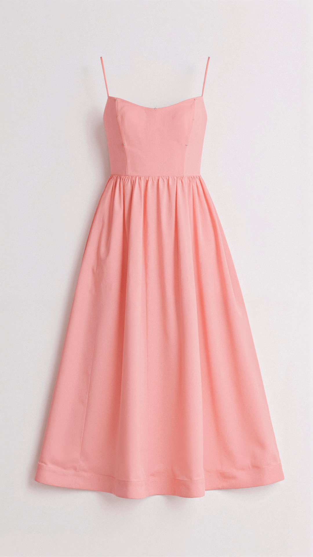Elegant flowy midi dress for women