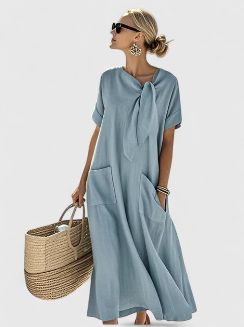 Women's Tie-Neck Summer Dress