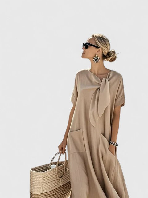 Women's Tie-Neck Summer Dress