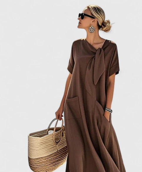 Women's Tie-Neck Summer Dress