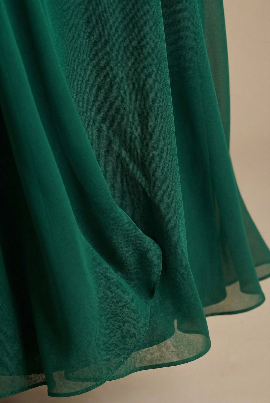Women's Floral Pleated Maxi Dress V Neck